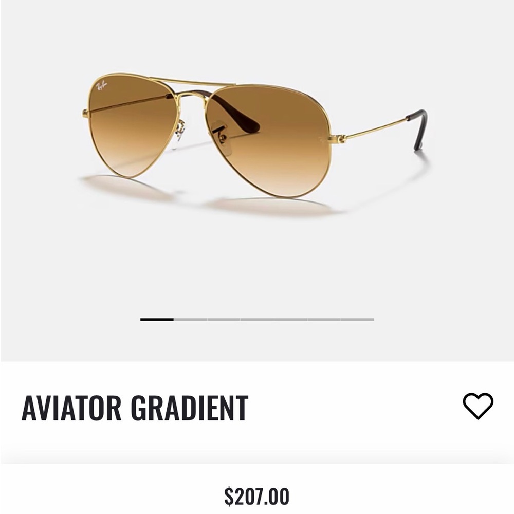 Ray-Ban Aviator Gradient Sunglasses